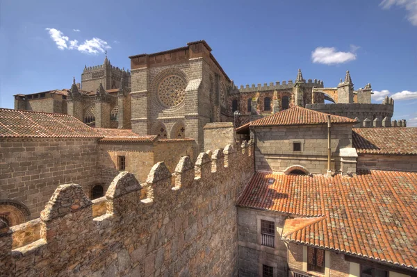 Oude stadsmuren van Avila, Spanje — Stockfoto