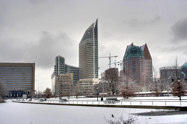 Den Haag in de Winter — Stockfoto