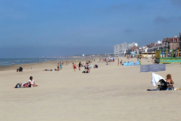 Malo les Bains strandtól Dunkerque, Franciaország — Stock Fotó