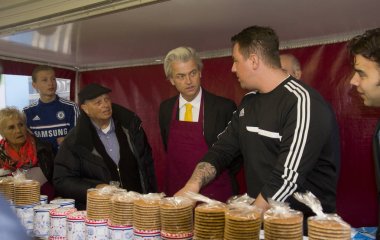 Geert Wilders Lahey, Hollanda kampanya
