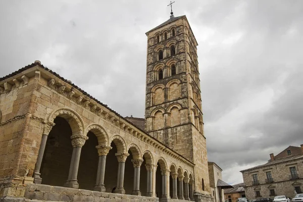 Igreja de San Esteban em Segovia, Espanha — Fotografia de Stock