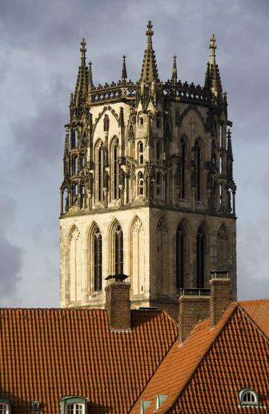 Spiegeltårnet i Munster, Tyskland – stockfoto