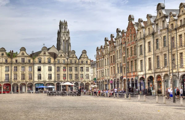 Arras marktplaats in Frankrijk — Stockfoto