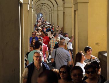 Turistler Floransa, İtalya