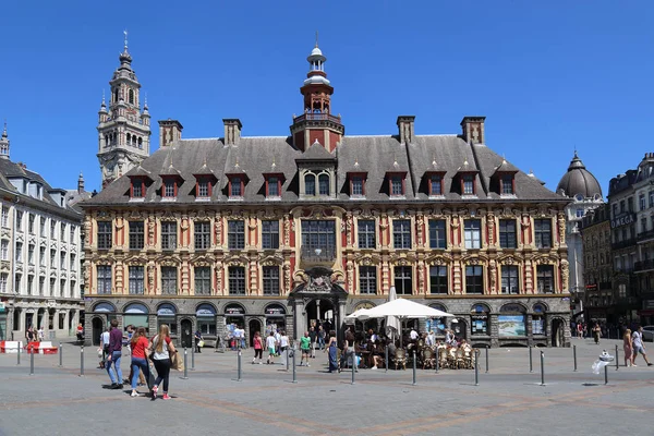 Oude beurs gebouw in Lille, Frankrijk — Stockfoto