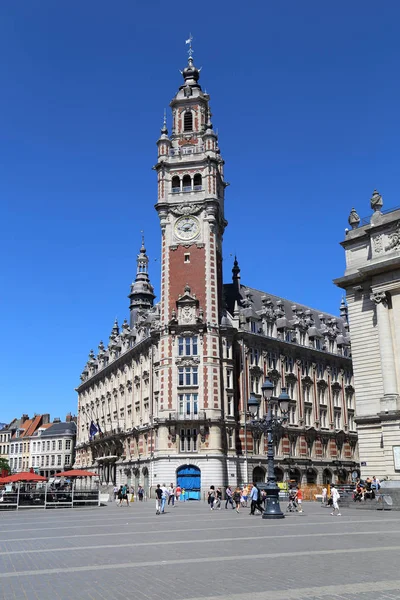 Place de Theatre in Lille, France — Stock Photo, Image