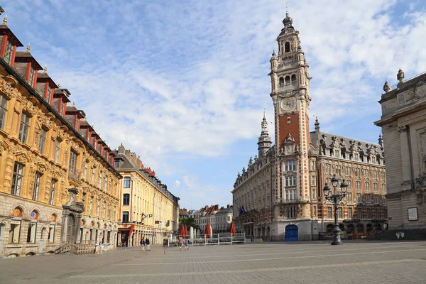 Place de Theatre in Lille, Frankrijk — Stockfoto