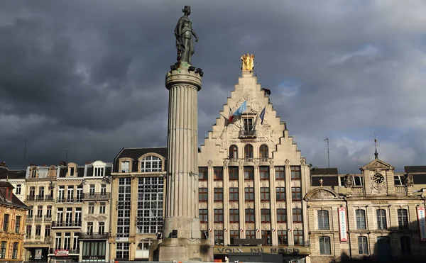 Memorial sütun Tanrıça Lille, Fransa — Stok fotoğraf