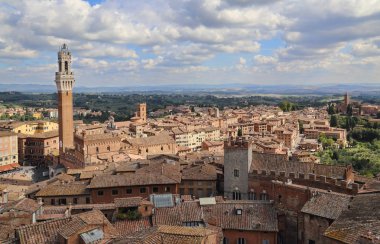 Şehir Toskana bölgesindeki Siena, İtalya