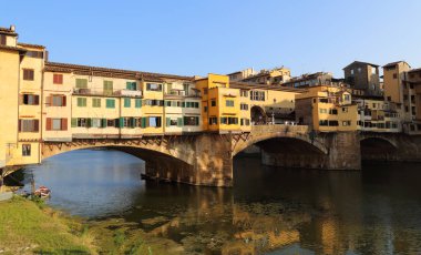 İtalya Floransa 'da Ponte Vecchio köprüsü