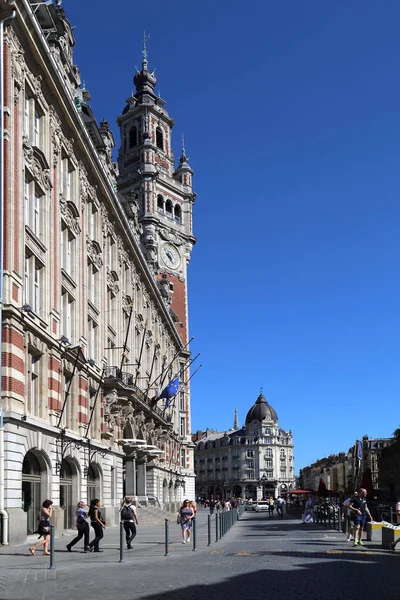 Place de Theatre in Lille, Franciaország — Stock Fotó