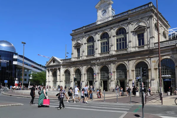 Tren İstasyonu, Lille, Fransa — Stok fotoğraf