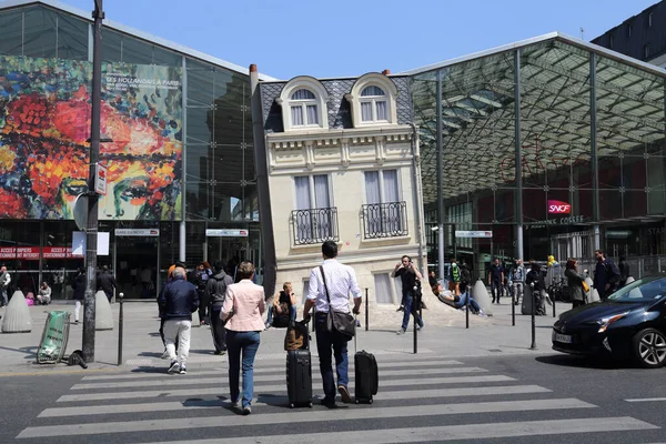 Paris, Fransa 'daki Gare du Nord tren istasyonu — Stok fotoğraf