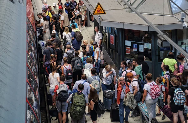 Stazione ferroviaria di Amburgo, Germania — Foto Stock