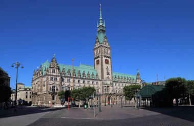City hall, hamburg, Almanya