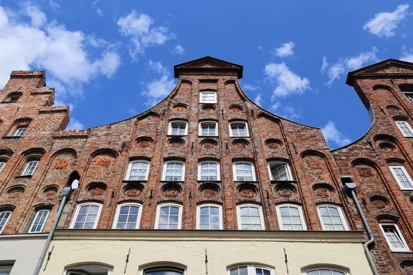 Historical houses in Lubeck, Germany — Stock Photo, Image