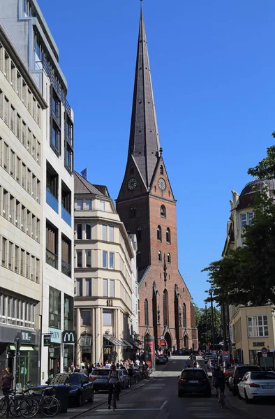 Chiesa di San Petri o di San Pietro ad Amburgo, Germania — Foto Stock