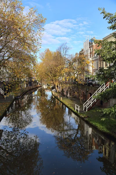 在乌得勒支，荷兰运河 — 图库照片
