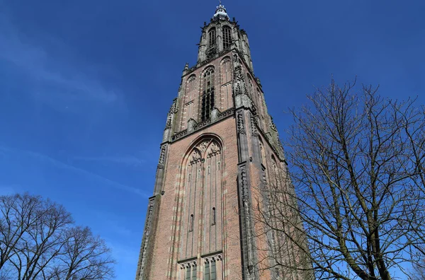 Kyrk tornet i Amersfoort, Holland — Stockfoto