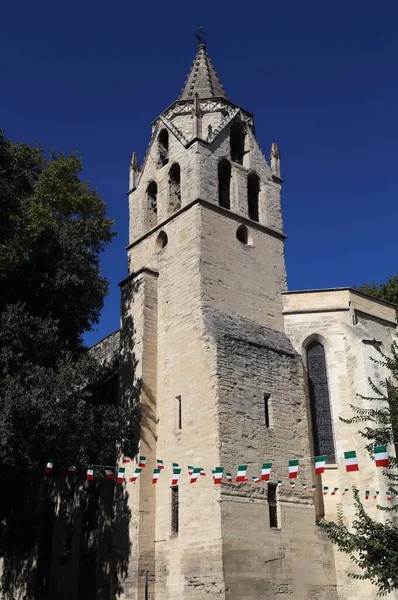 Kerktoren Van Saint Didier Avignon Frankrijk — Stockfoto