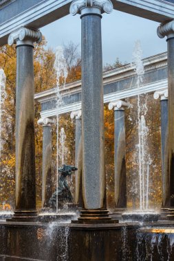 Aslan cascade adlı Peterhof