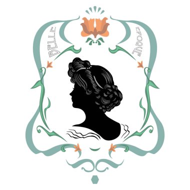 Güzel retro tarzı etiket