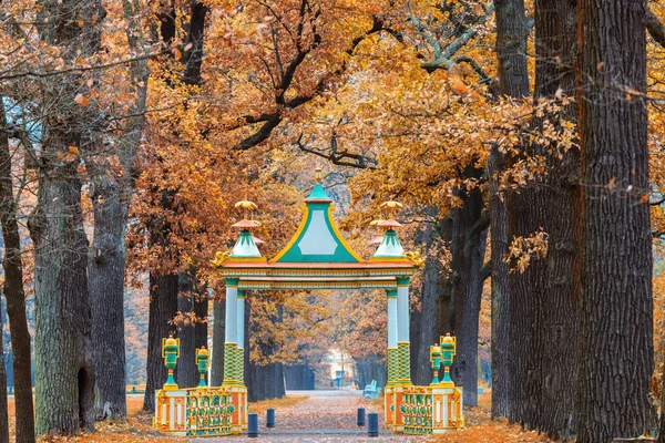 The Minor Chinese Bridge in the Alexander park. — Stock Photo, Image