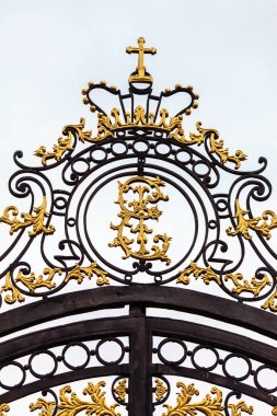 Ajur örgü çit Catherine Palace yaldızlı
