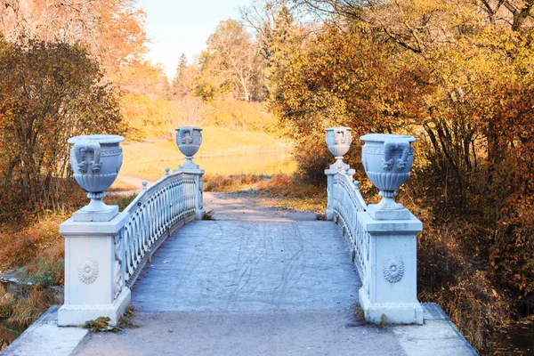 Jesienny krajobraz w Pavlovsk — Zdjęcie stockowe
