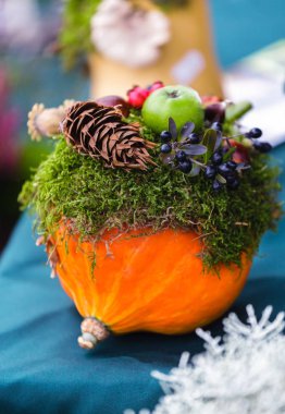 Sonbahar bitki dekorasyon