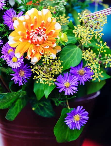 Sonbaharda çiçek buketi — Stok fotoğraf
