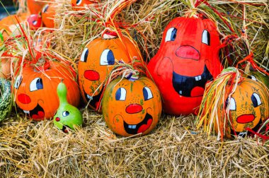 eğlenceli Güz pumpkins