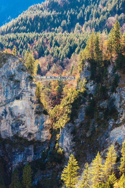 Marienbrucke sobre cascada — Foto de Stock