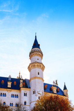 Sonbaharda Neuschwanstein Şatosu 