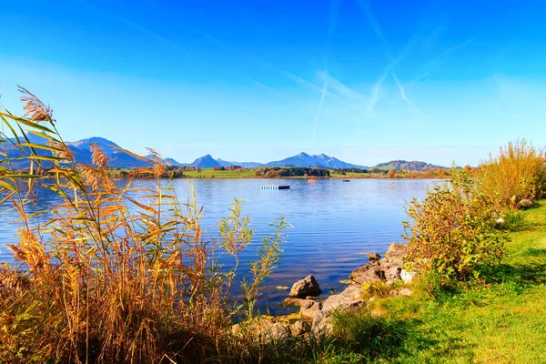 Hopfensee Gölü. Bavyera, Almanya