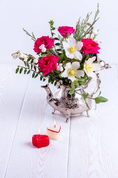 Still life with roses — Stock Photo, Image