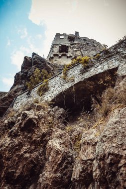 Yamaçtaki romatik Rheinstein Şatosu