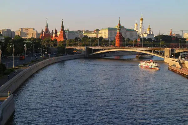 Pôr Sol Moscou — Fotografia de Stock