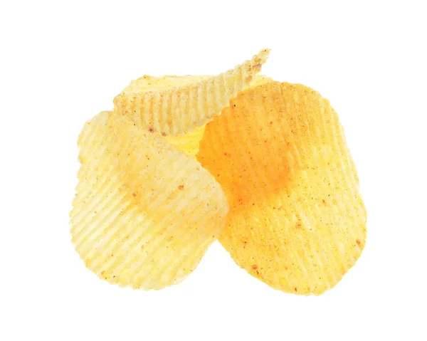 Potato chips isolated — Stock Photo, Image