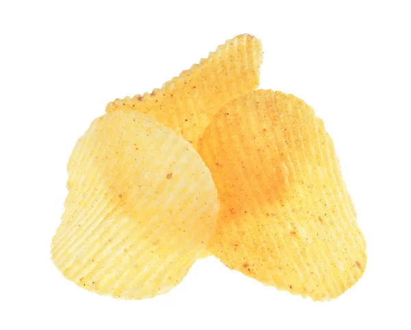 Potato chips isolated — Stock Photo, Image