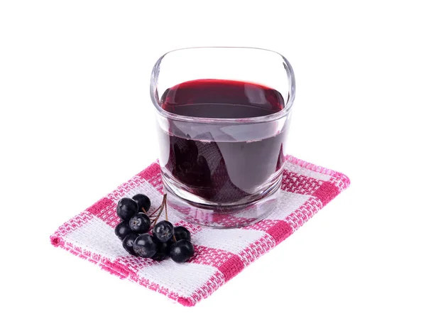 Aronia juice (Aronia melanocarpa) — Stock Photo, Image