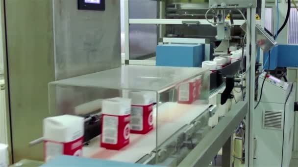 Zabalj Servië 2017 Production Verpakking Van Kristallijn Witte Suiker Een — Stockvideo