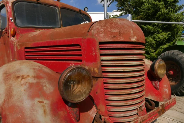 Novo Milosevo Serbia 2019 Old Fire Truck Middle 20Th Century — Stock Photo, Image