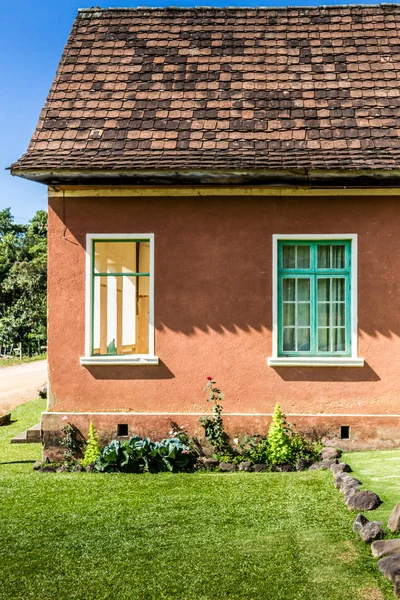 Windows Cottage German Style — Stock Photo, Image