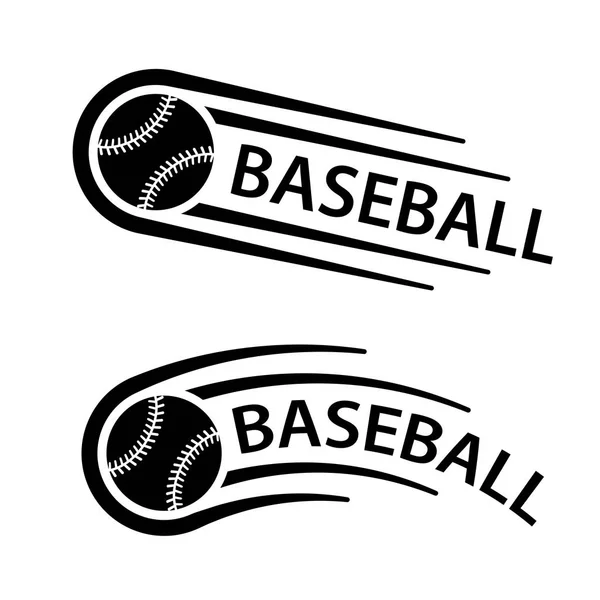Символ бейсбольной линии — стоковый вектор