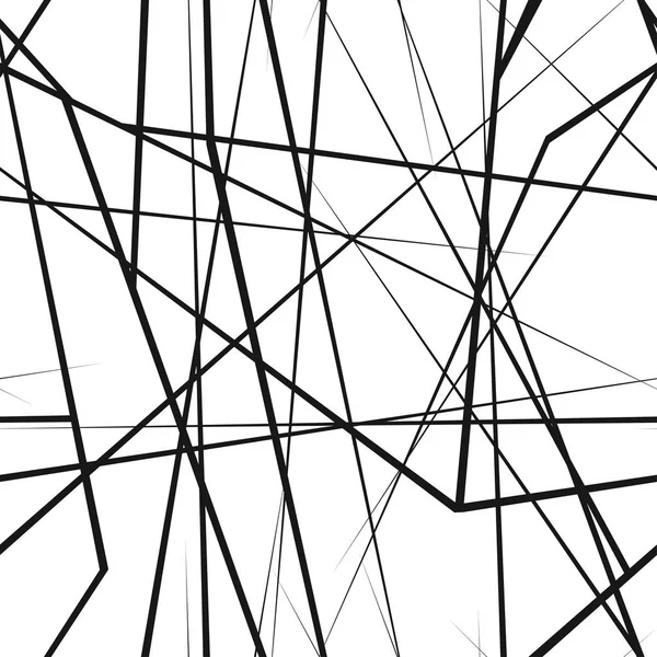 Chaotic random lines seamless texture — Stock Vector