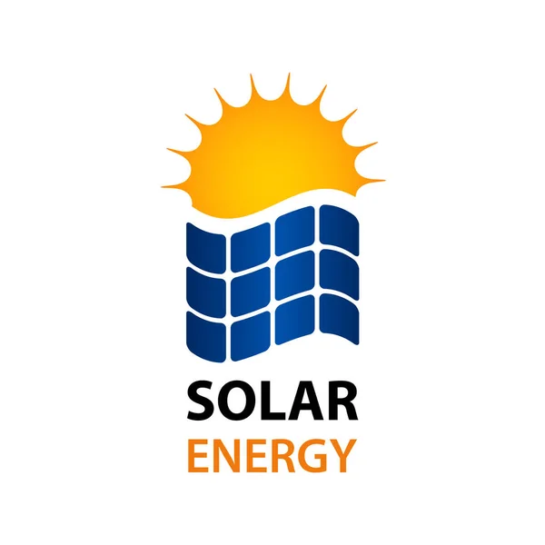 Solar energy symbol — Stock Vector