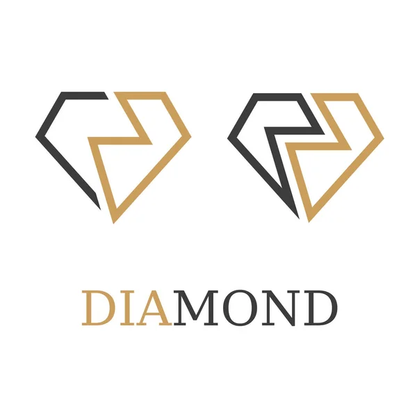 Diamant eenvoudig symbool vector Stockvector