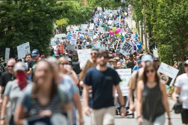 Thousands Walk In Atlanta Earth Day March For Science clipart