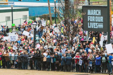Bizim yaşamımız için Atlanta Mart itibariyle protestocular binlerce toplamak